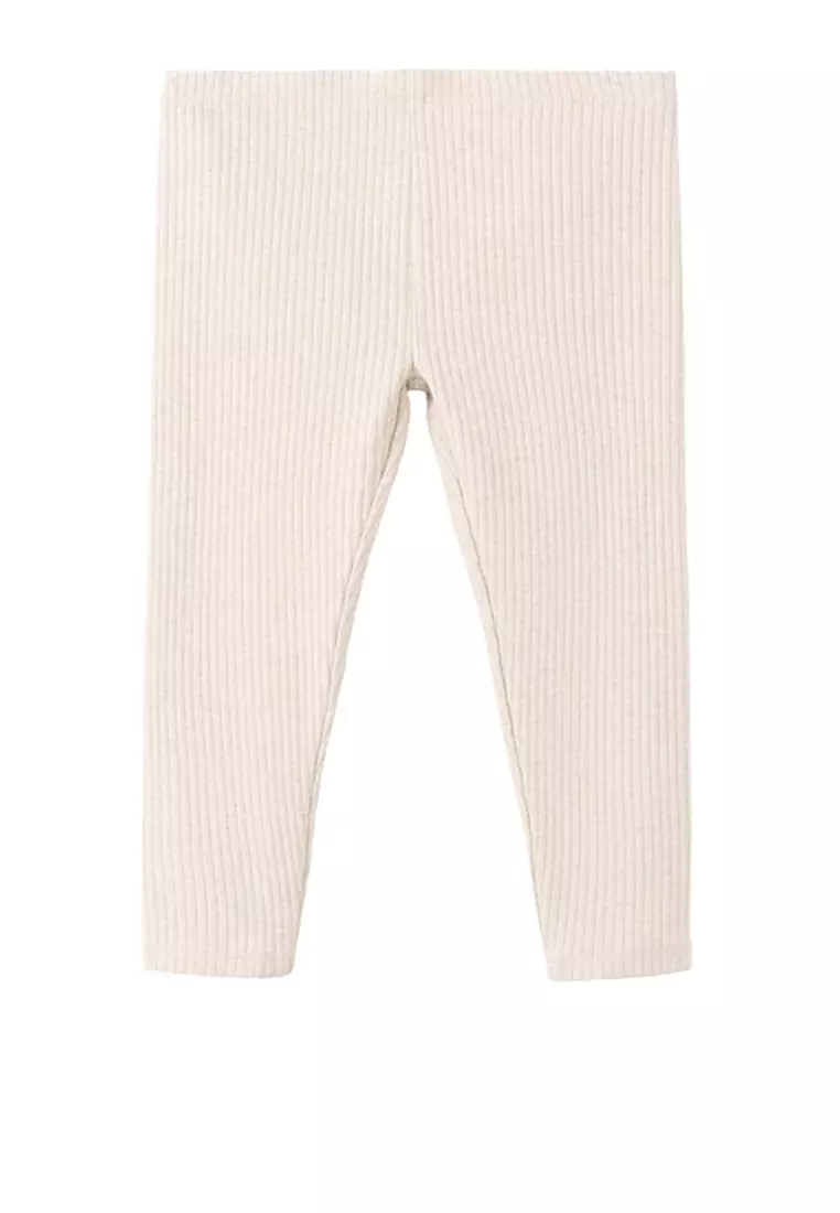 Cotton Ribbed Leggings