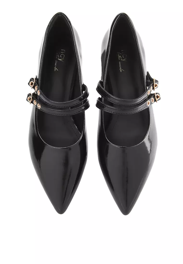 REMY J2585-1 FLAT SHOES BLACK