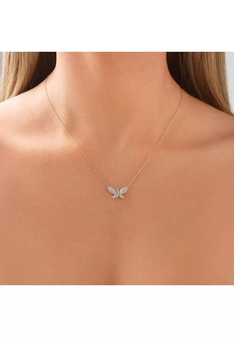 Michael hill outlet butterfly necklace