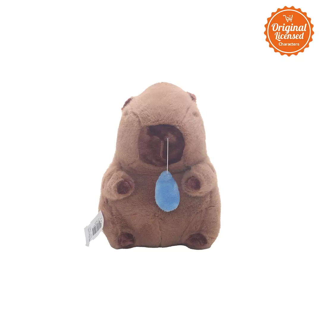 Boneka Sit Kapibara Tali Ingus Brown 23 cm