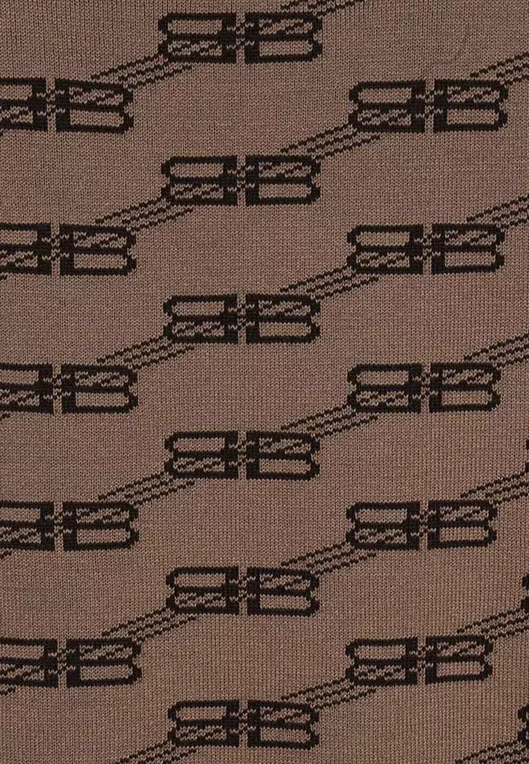 BB Monogram Sweater in Brown