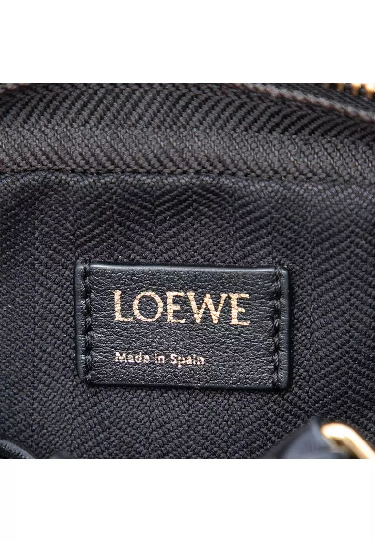 Pre-Loved Loewe Nano Anagram Canvas Amazona Satchel