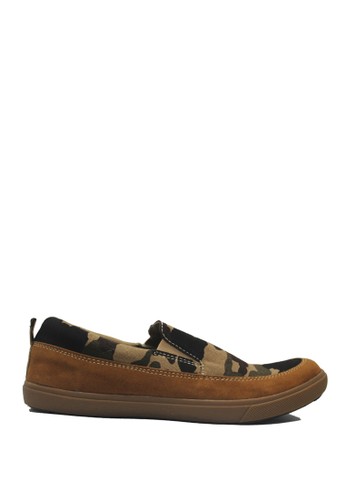 D-Island Shoes Kets Slip On Board Army Suede Brown