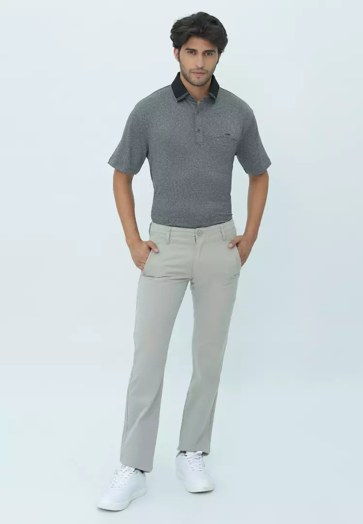 LGS - Celana Chinos - Saku Vest - Regular Fit - Dark Grey - CCT.569.057.002.C