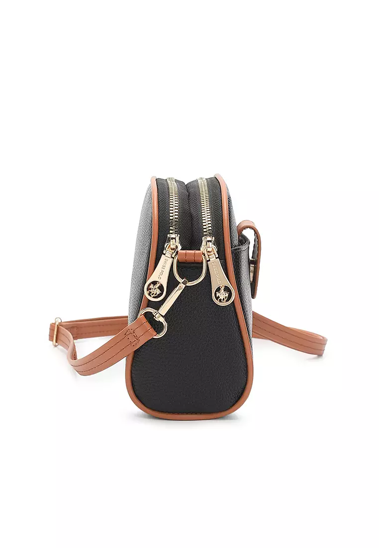 Women's Sling Bag / Crossbody Bag - Black