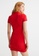H&M red Collared Bodycon Dress 5C0E3AAF48B203GS_2