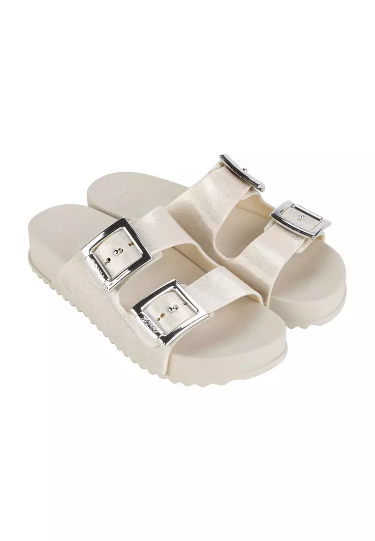 Discount on Zaxy  shoes - SKU: Zaxy Partner New Glitter Off White