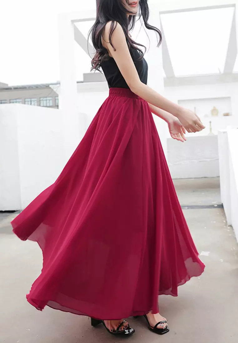 Maxi skirt evening outlet wear
