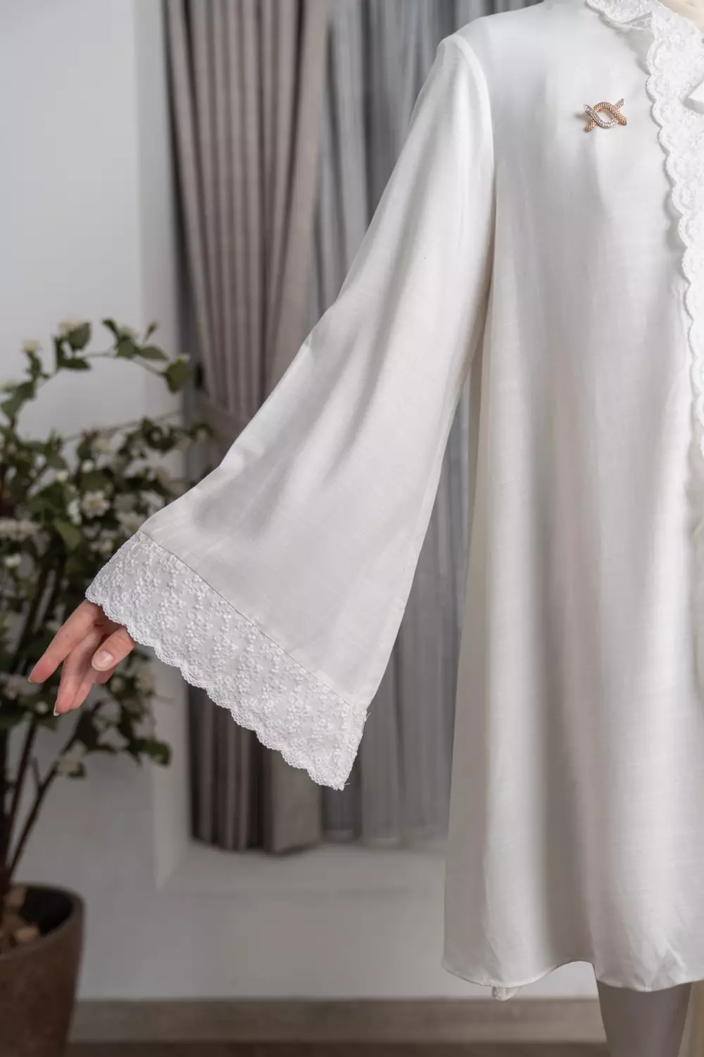 Klamby - Ratimaya Tunic White Dove-M