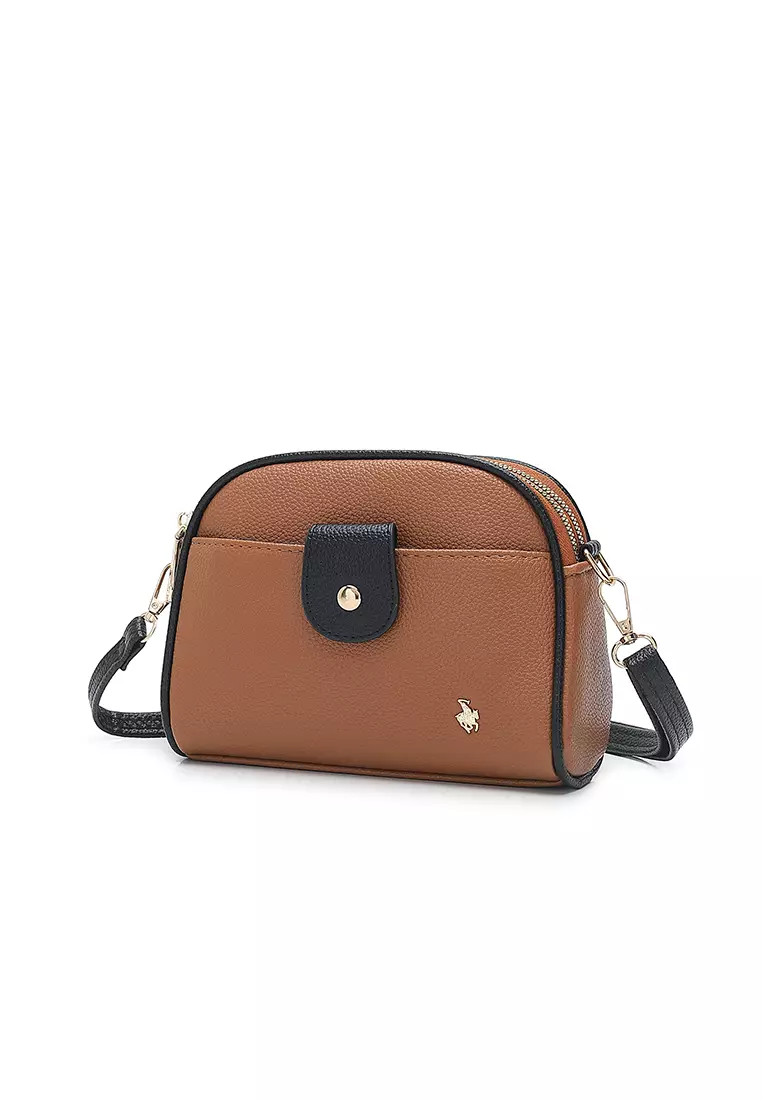 Women's Sling Bag / Crossbody Bag (Tas Selempang Wanita) - Cokelat