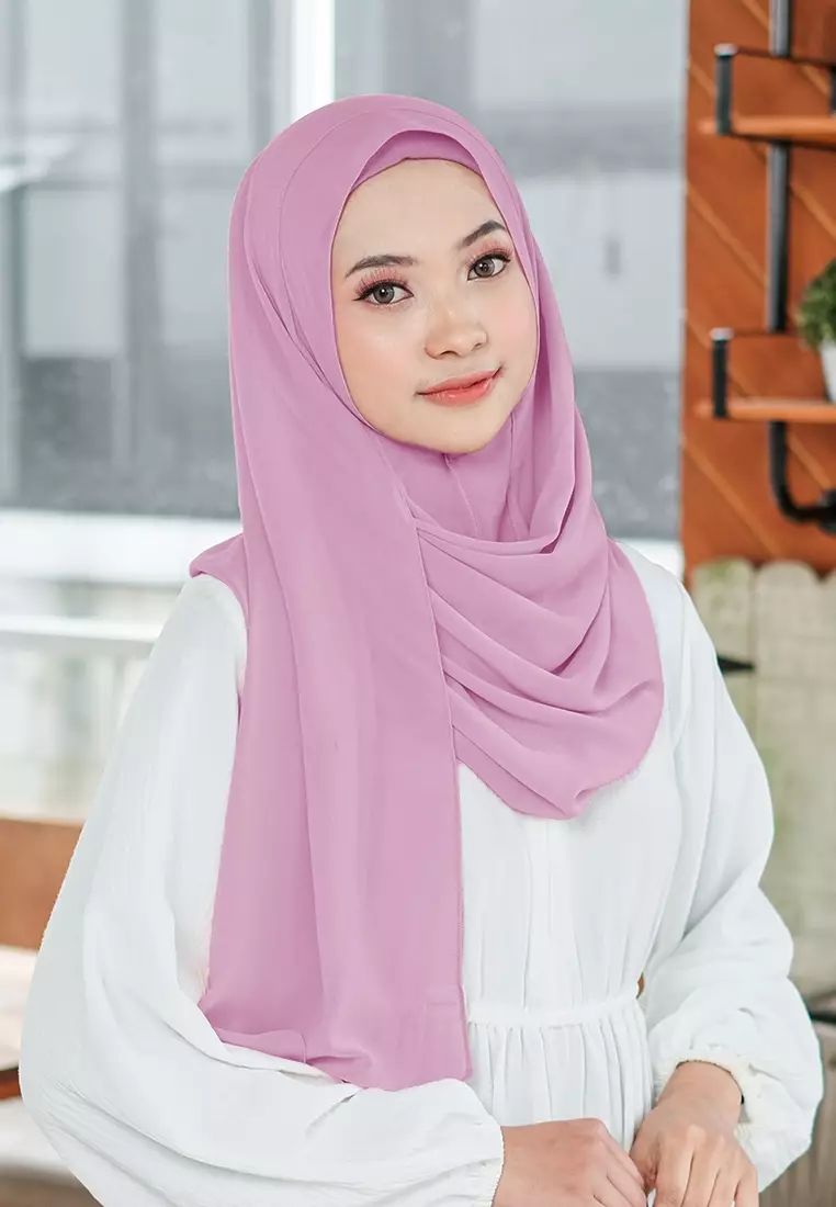 HIJAB INSTAN SHEILA - PURPLISH PINK