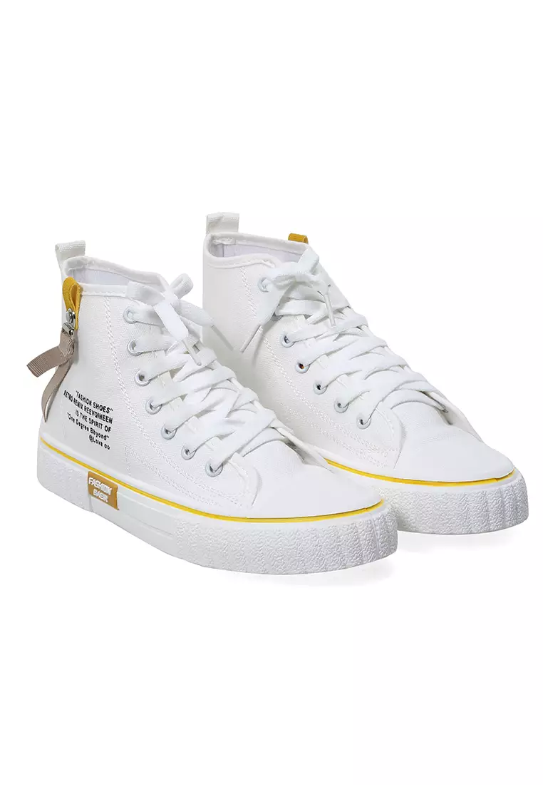 Sneakers Olahraga Sport Kets Wanita Design Simple - White