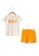 LC Waikiki white and beige Printed Baby Boy Pajamas Suit EC786KA5EE1DA6GS_1