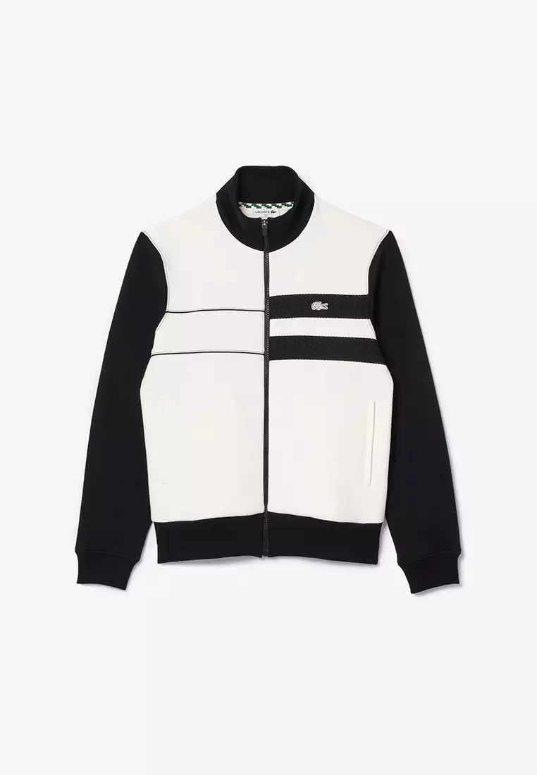 Buy Lacoste French Made Zipped Paris Sweatshirt 2024 Online | ZALORA ...