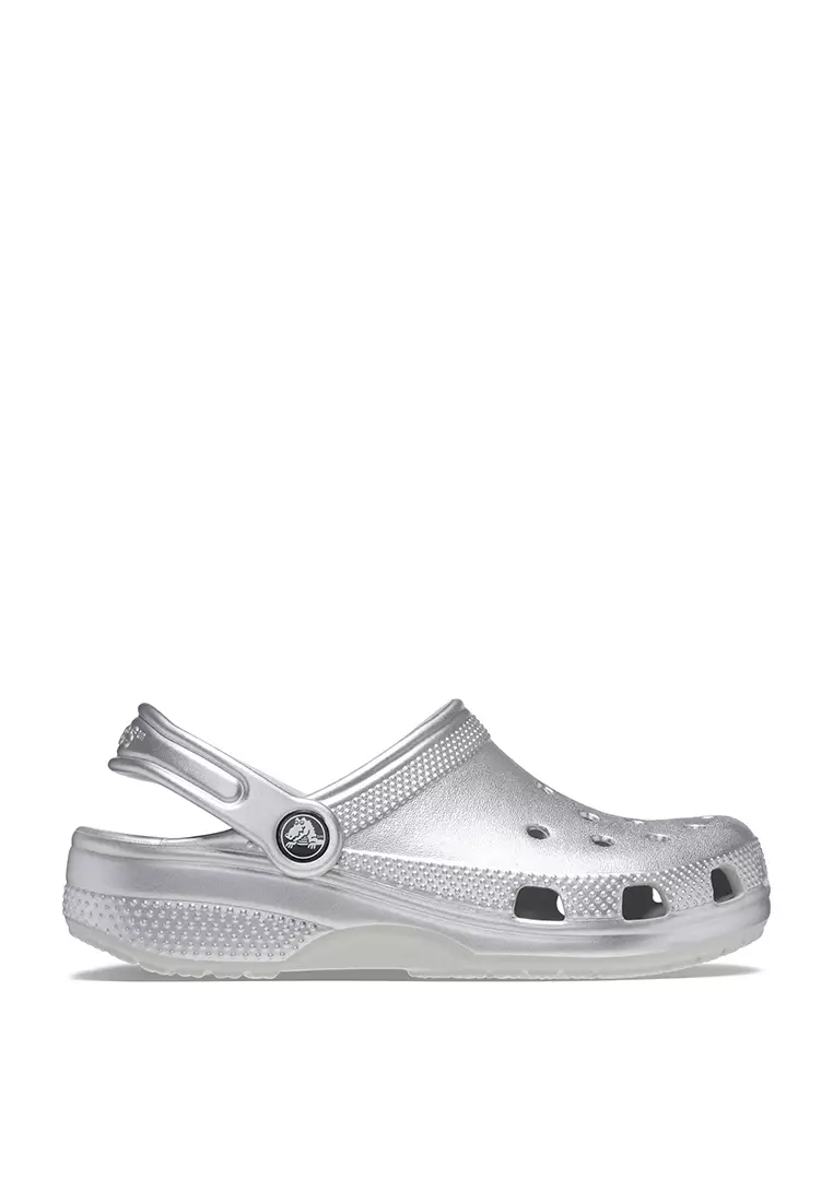 Toddlers Classic Metallic Clogs