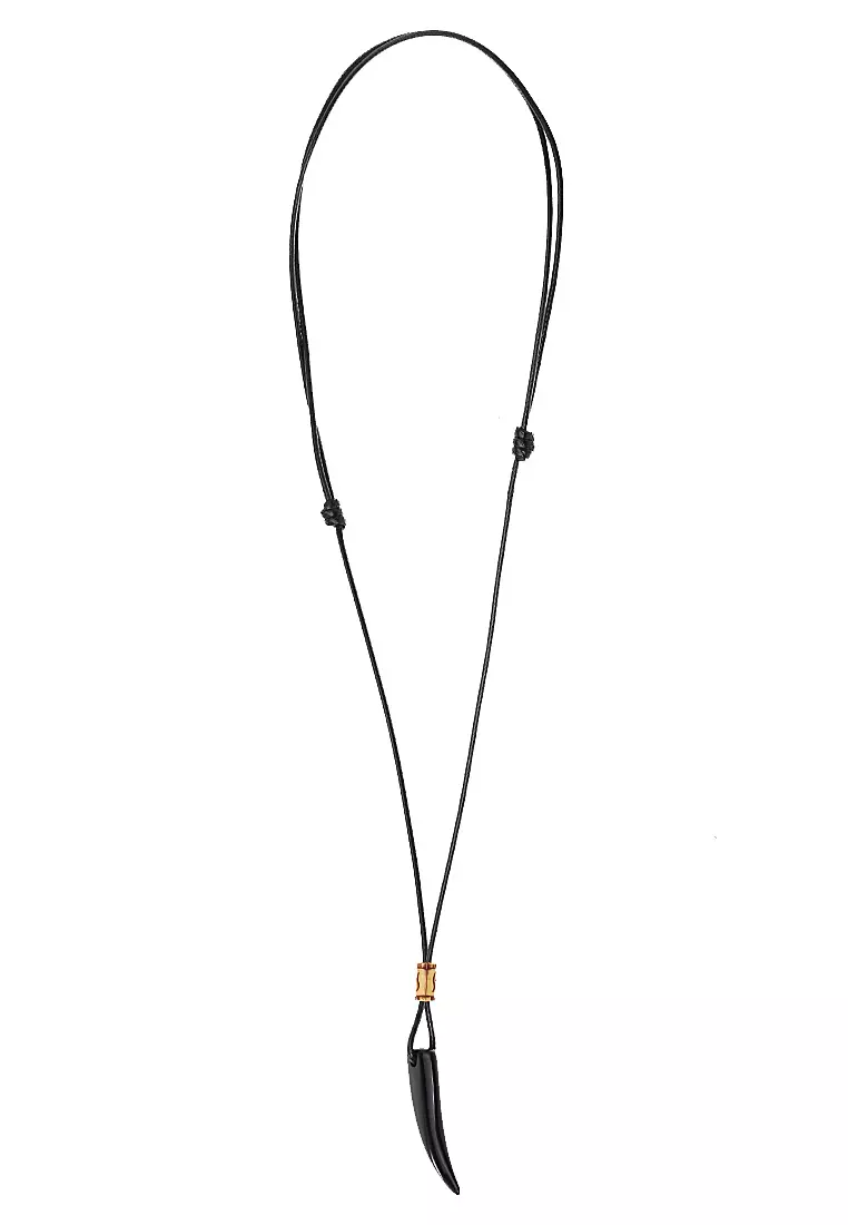 Bembs Kalung Pria Motif Taring Macan Material Melamin ORIGINAL