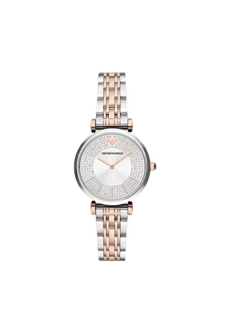 Ladies' Watch in Silver Color Blocked AR11537