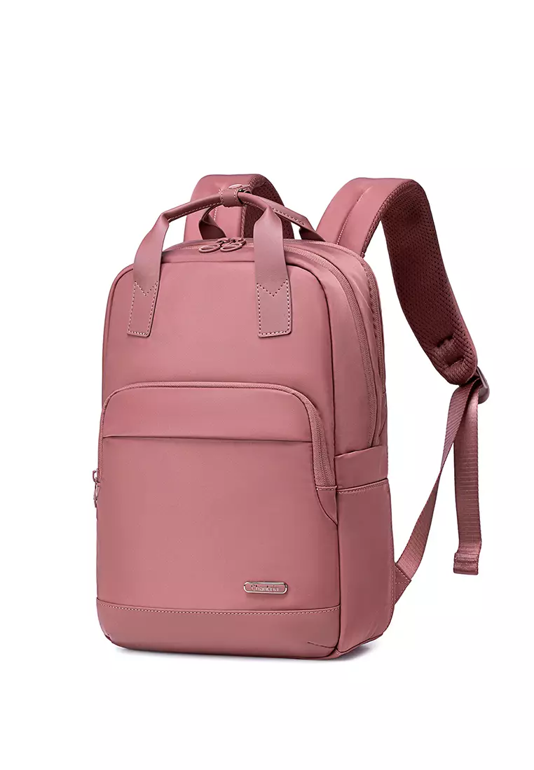 Nylon Lightweight College Bag 15.6 Inch Laptop Compartmen Travel Backpack For Women