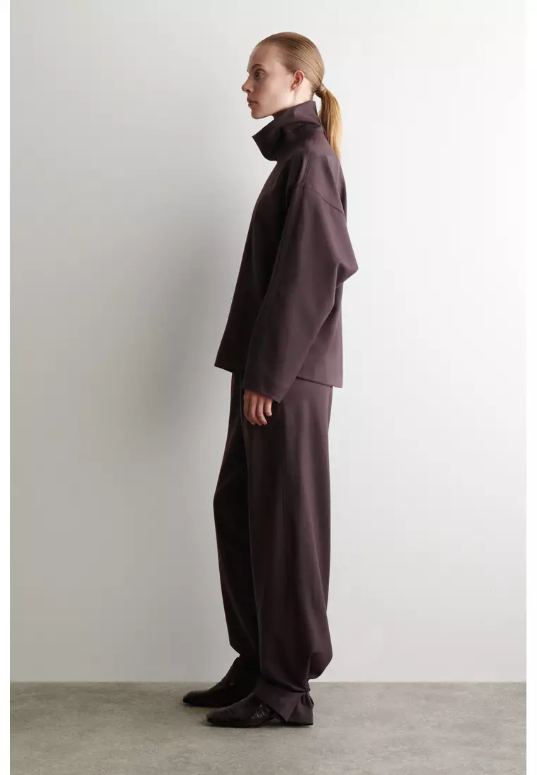 WOOL-FLANNEL TROUSERS