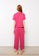 LC WAIKIKI pink Shirt Collar Pajamas Set 53808AAA47030DGS_5