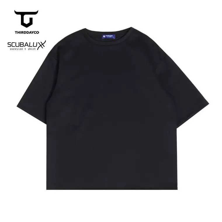 THIRDDAY Kaos Oversize Gym Unisex Scubalux "dont padel" hitam MTY08