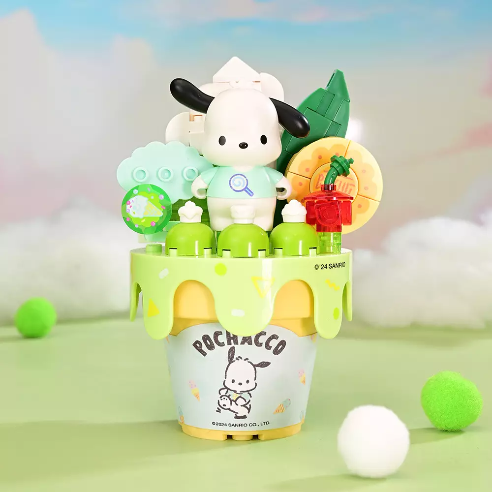 KEEPPLAY SANRIO POCHACCO GREEN GRAPE ICE CREAM CONE