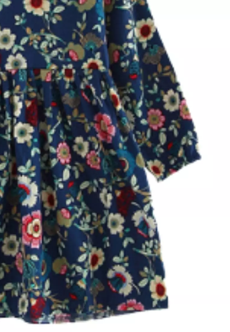 Sabrina Dress - Navy Blue