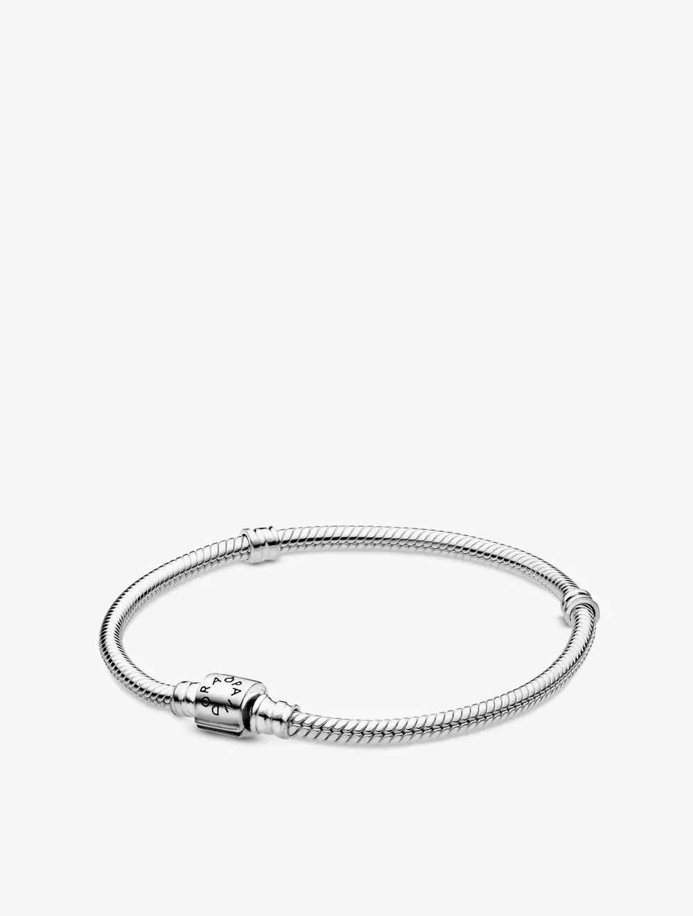Snake chain sterling silver bracelet