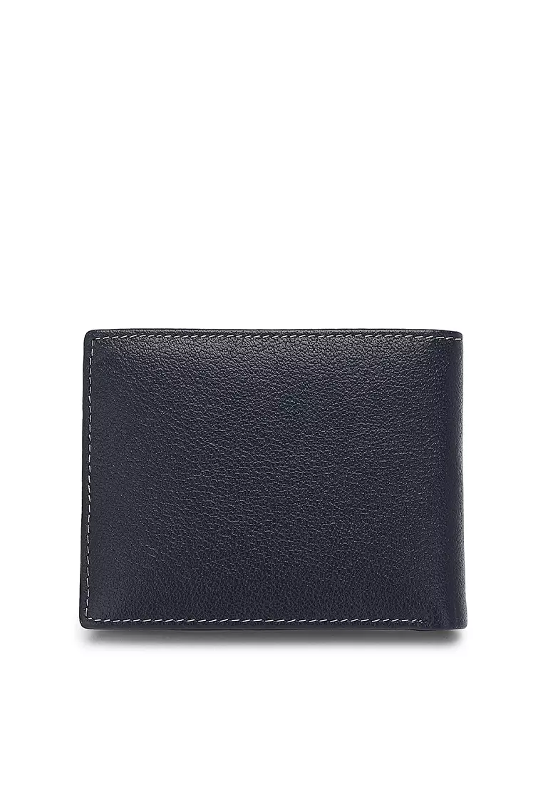 Men's Genuine Leather RFID Blocking Fortune Wallet (Dompet Pria Kulit Genuine RFID Blocking) - Biru