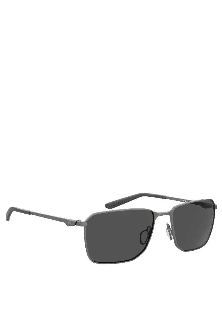 UNDER ARMOUR Sunglasses UA SCEPTER 2/G-KJ1-IR, Rectangular Sharp with Dark Ruthenium color