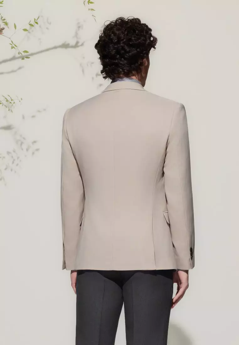 Teflon Smart Fit Twill Suit Blazer