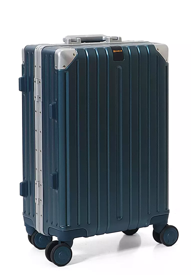 Barayev Koper Alumunium Frame Size 20 Inch Travel Bag Unisex Large Compartment  TSA Lock Material Polycarbonate ORIGINAL - pasifiicblue