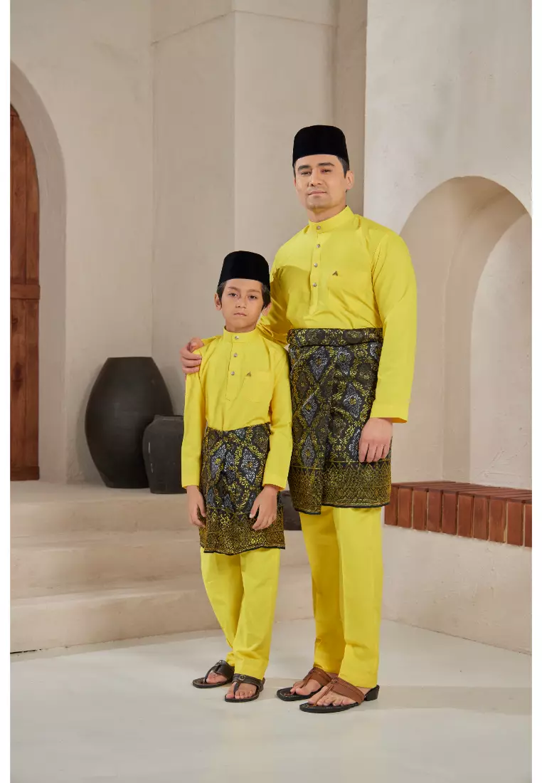 Baju Melayu Moden Cekak Musang for Kids