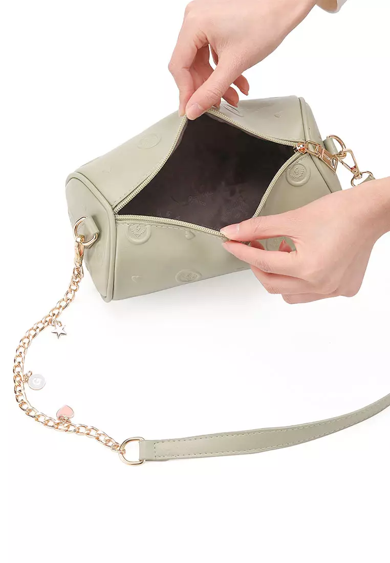 GYKACO KYUTO Sage Green - Tas Wanita Sling Bag - Fashion Top Handle Bag (Import)