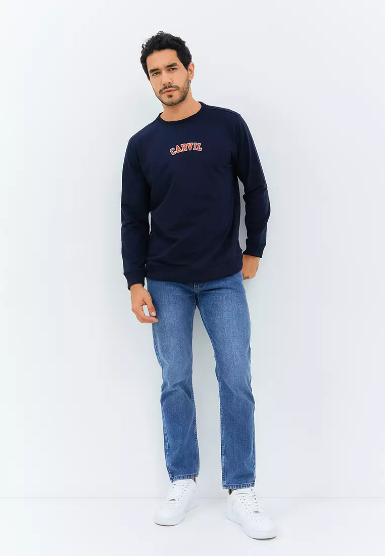 Carvil Sweater Pria Roxie-NVI