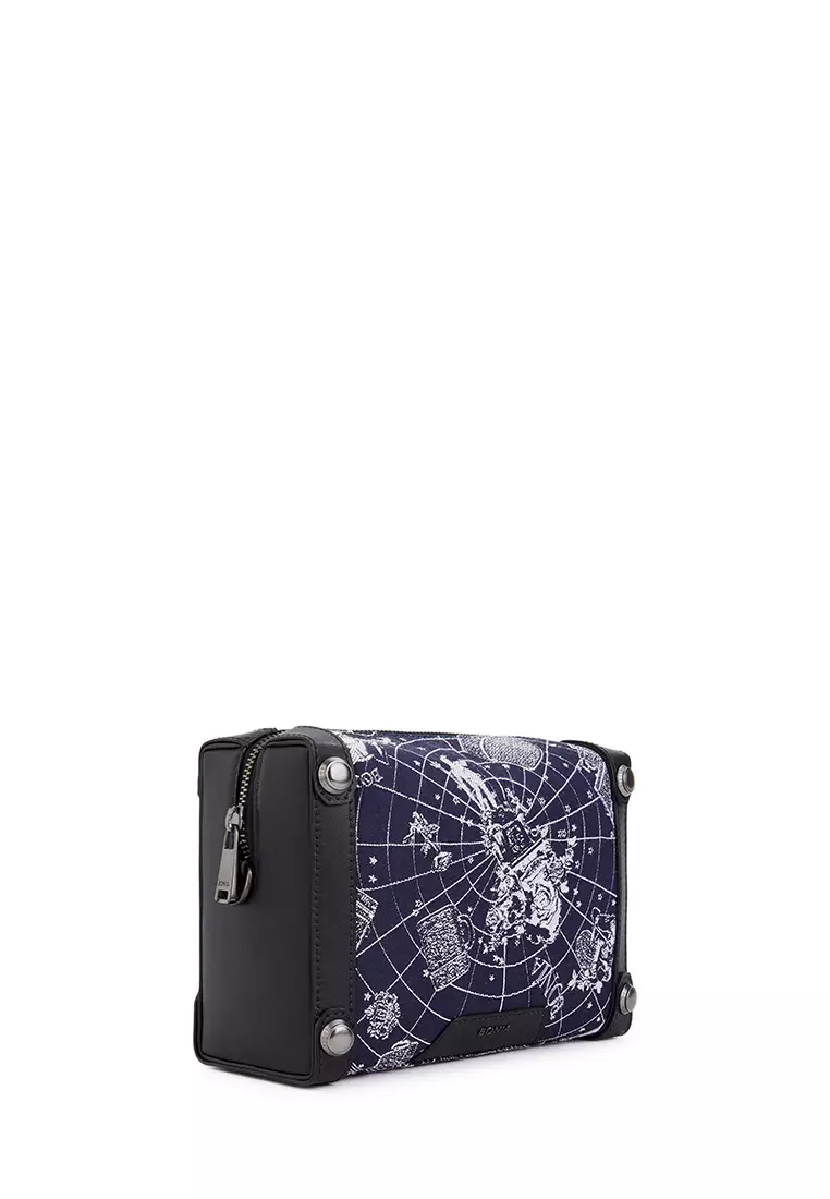 Navy Blue Monde Small Crossbody Bag