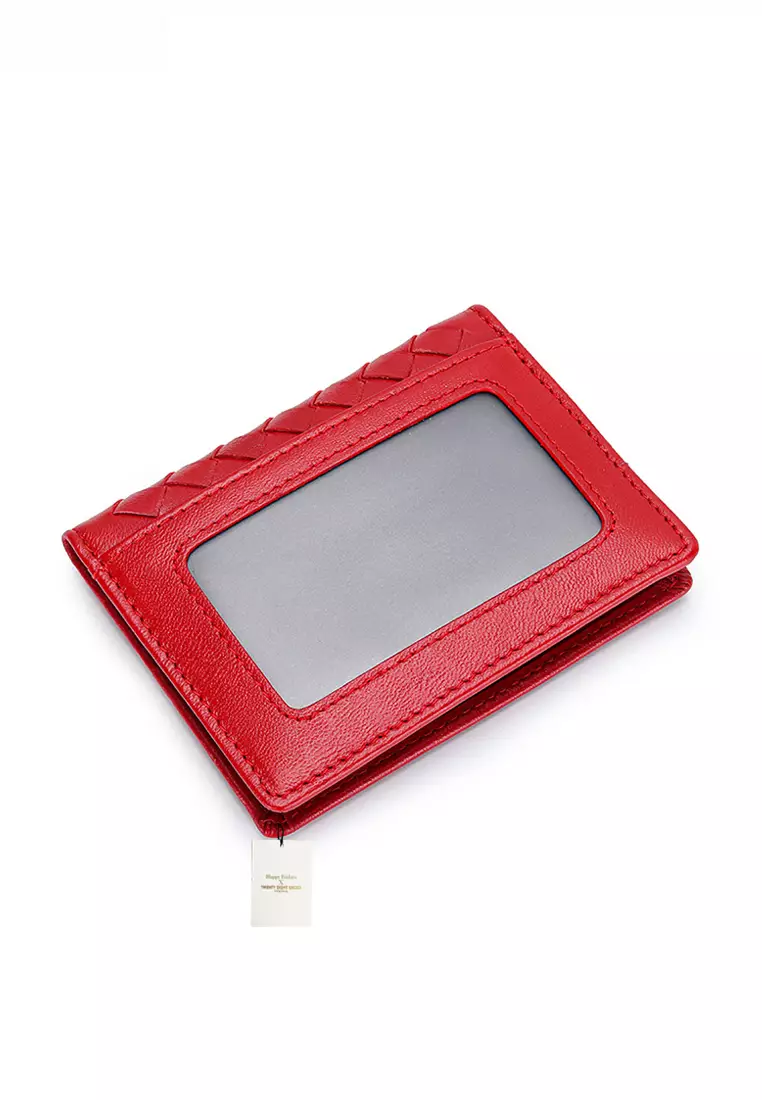 Weave Sheepskin Multi-Slot Card Holder JW YT-8861