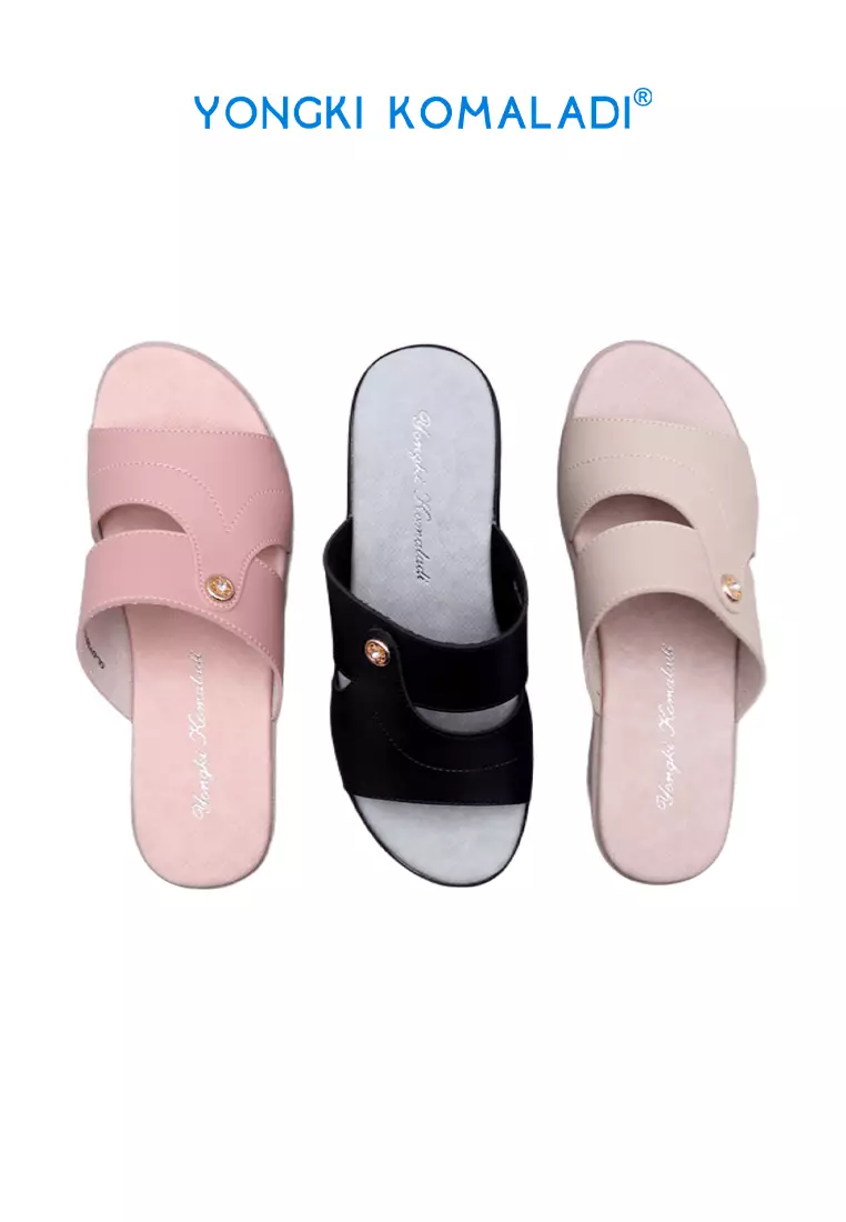 [ ORIGINAL ] YONGKI KOMALADI WEDGES OL-DYT612-24 CREAM