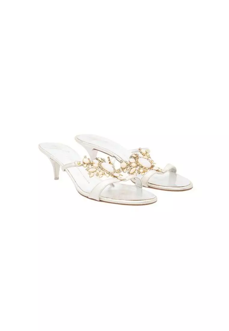 Giuseppe zanotti embellished 2025 sandals
