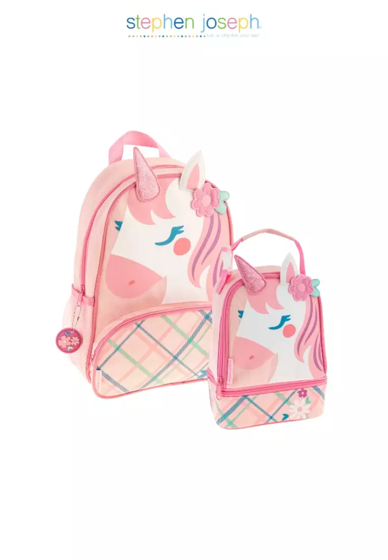 Stephen Joseph Sidekick Backpack with Lunch Bag for Kids Unicorn Lunch Pal 1