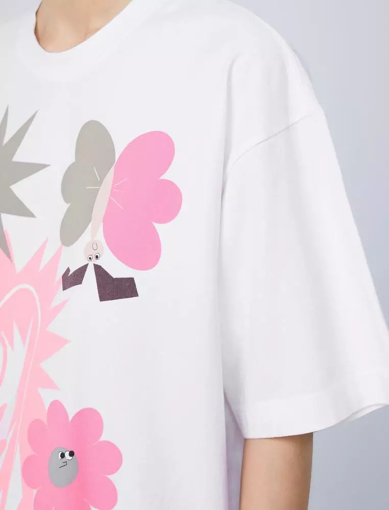 Loose Fit Printed Short Sleeve T-Shirt