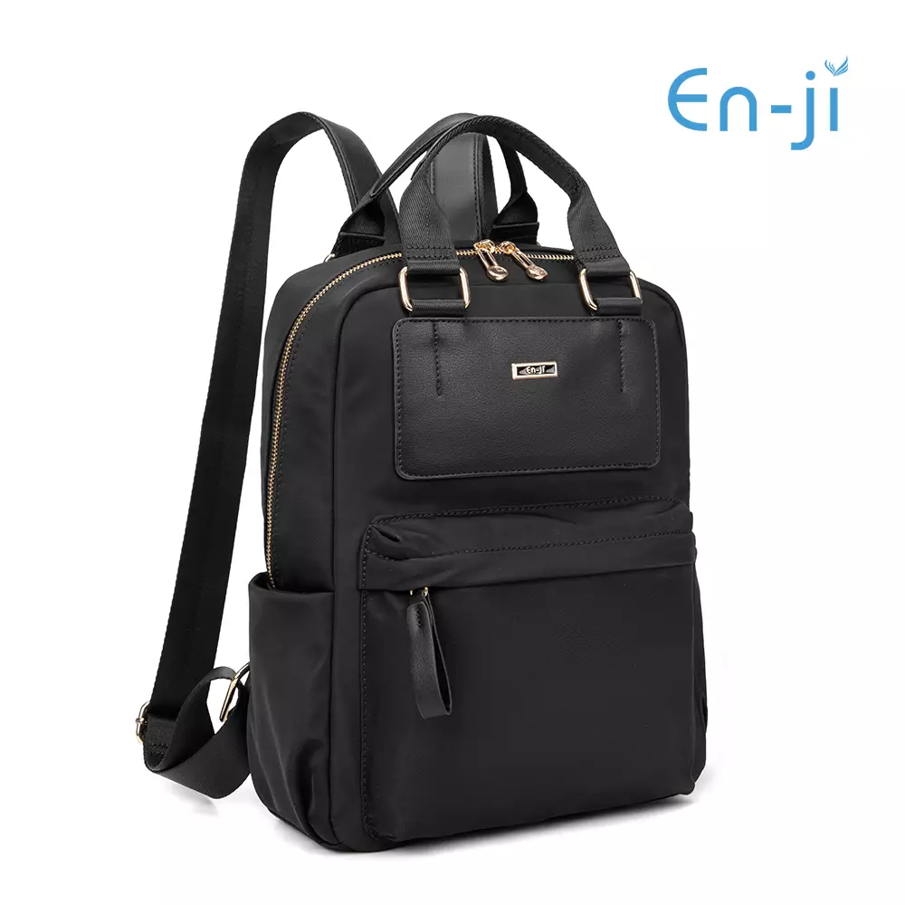 En-ji Yaksu Backpack Wanita Warna Black