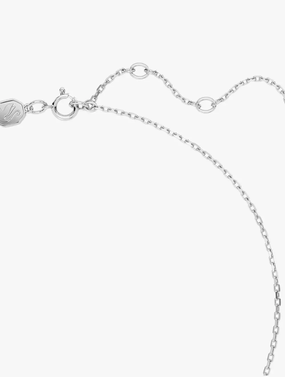 Birthstone Pendant, Square Cut, November, Yellow, Rhodium Plated - Yellow