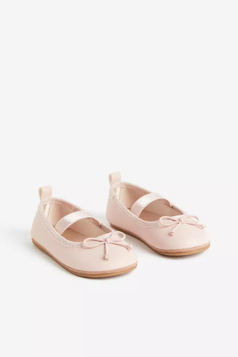 Childrens pink cheap ballet shoes