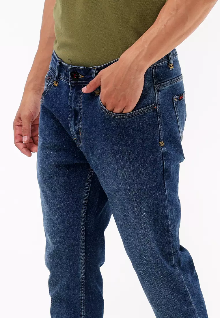 Denim Long Skinny Fit Stretch Jeans