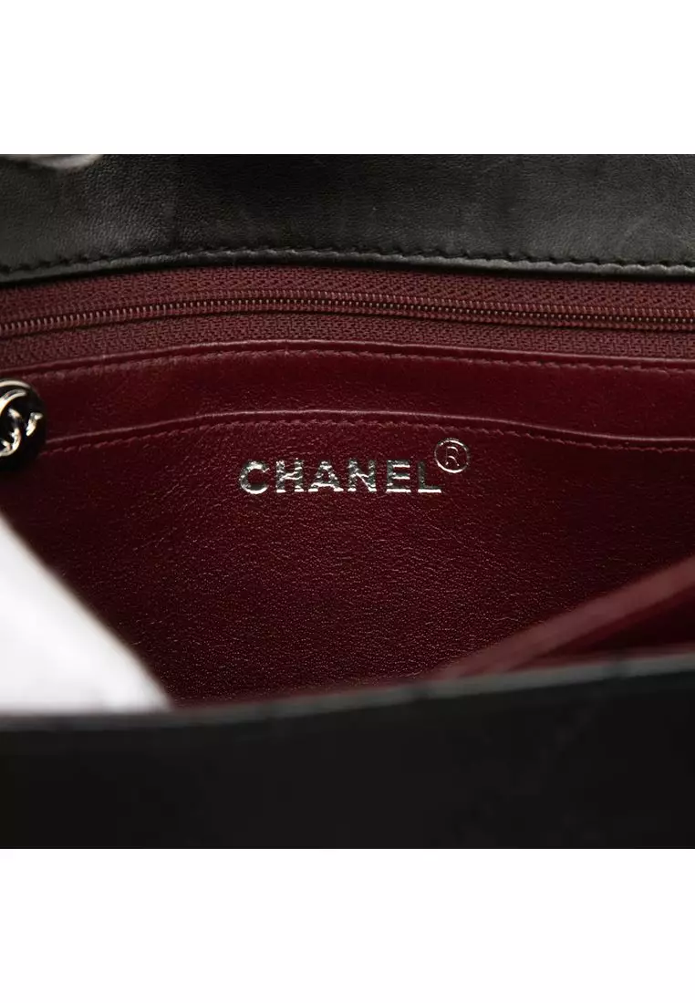 Pre-Loved Chanel Cc Quilted Lambskin Flap Shoulder Bag