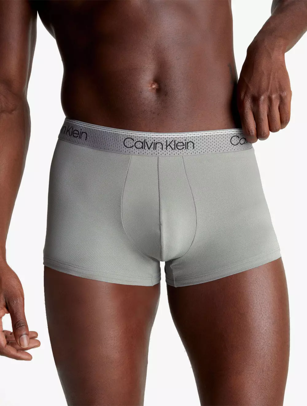 CALVIN KLEIN UNDERWEAR - MICRO STRETCH COOLING LOW RISE TRUNKS - Griffin - grey