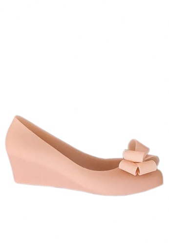 Twenty Eight Shoes pink 3D Bow Jelly Wedges VR5105 B52DFSH2008915GS_1