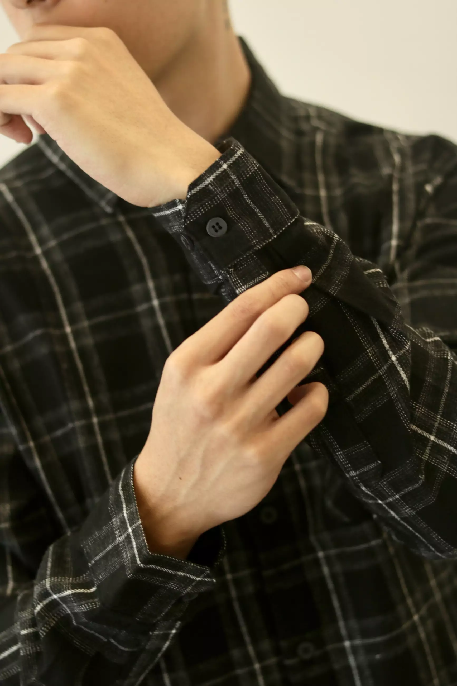 Kale KINGSTON / Kemeja Pria Tangan Panjang / Atasan Pria tangan Panjang / Kemeja Flanel / Kemeja Kotak Kotak