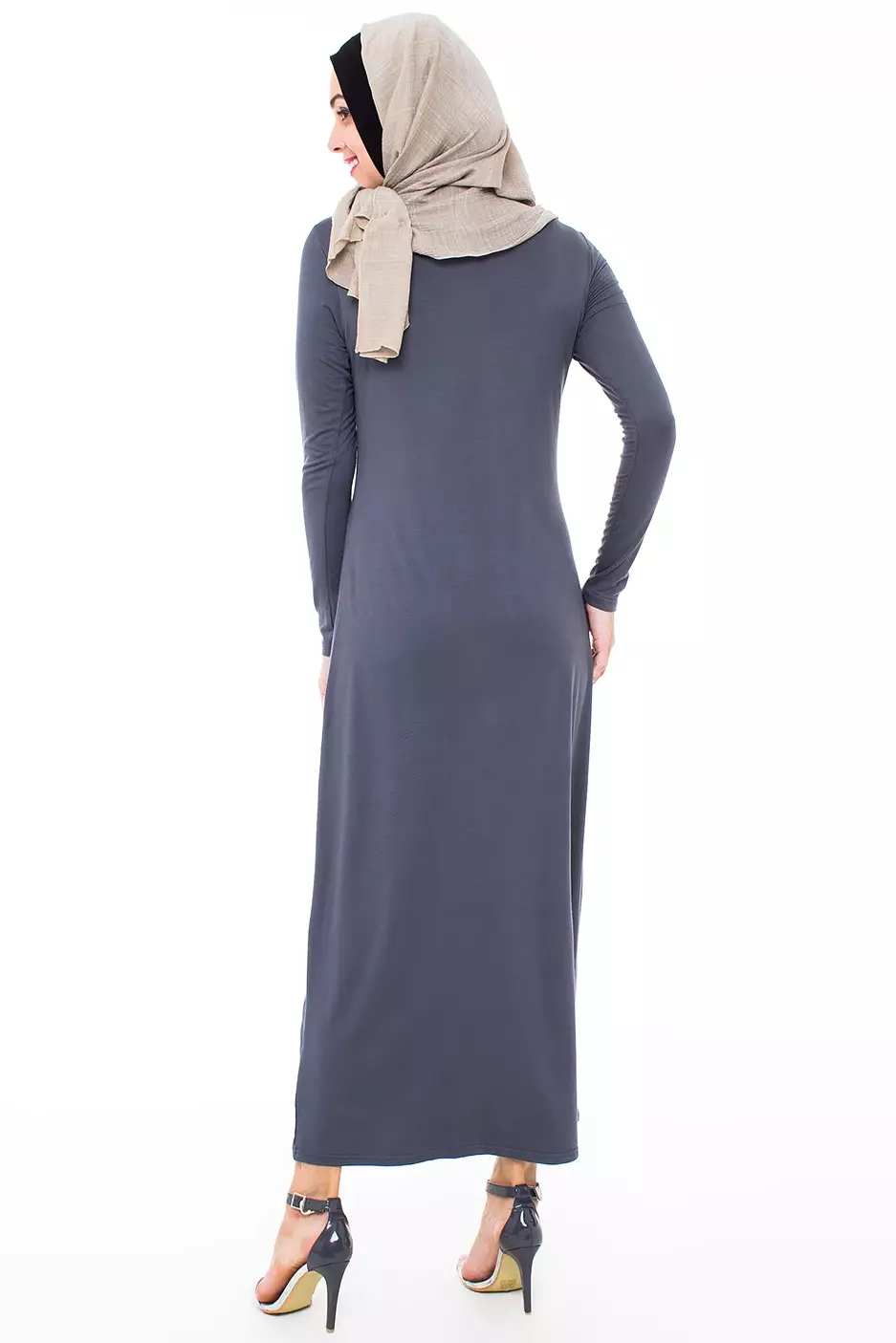 JV Hasanah Manset Gamis Grey | Inner Manset Gamis Rayon Adem